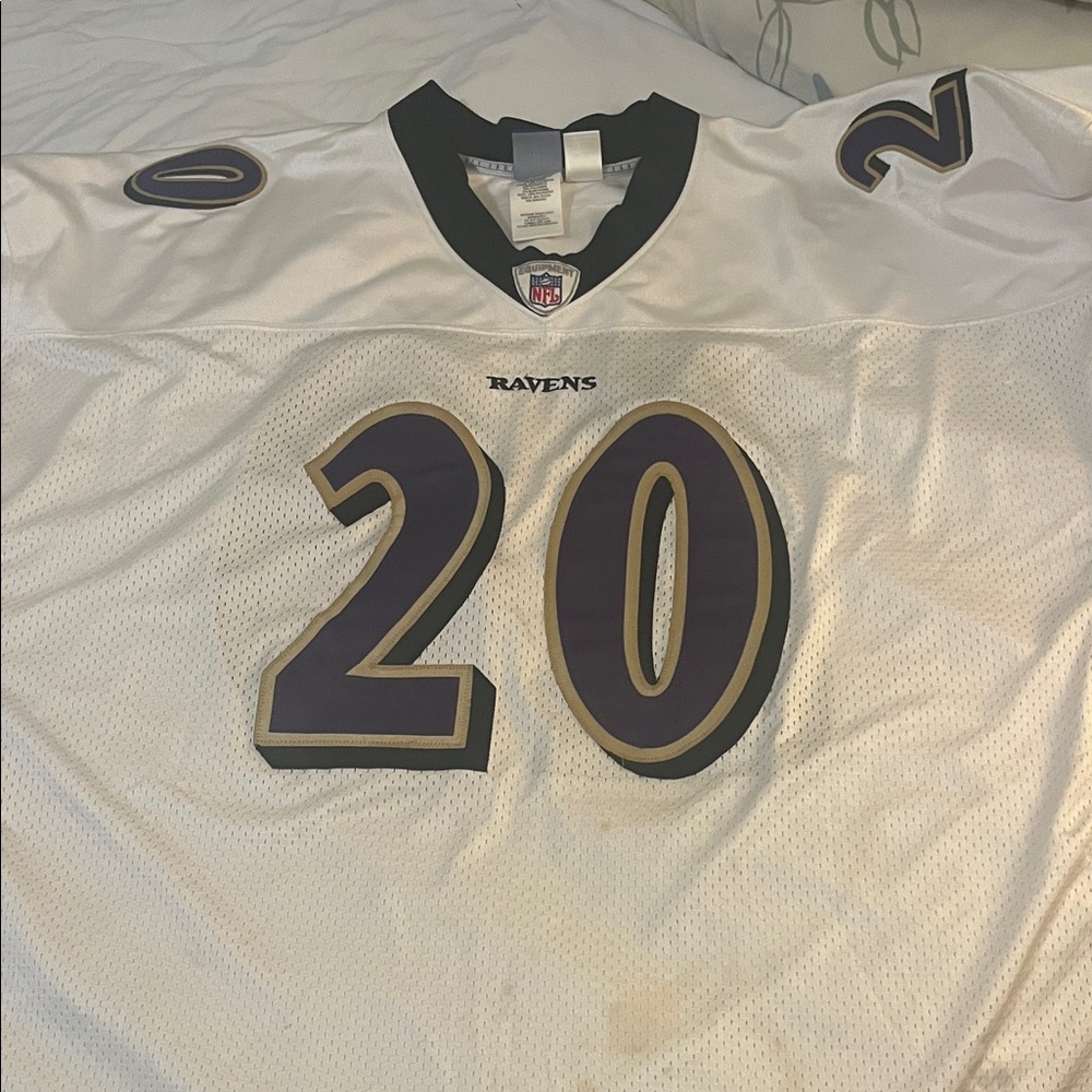 Rave White Jersey with Black and Purple Accents